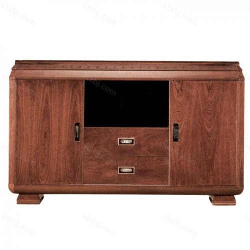 实木矮柜储物柜现代茶水柜 04