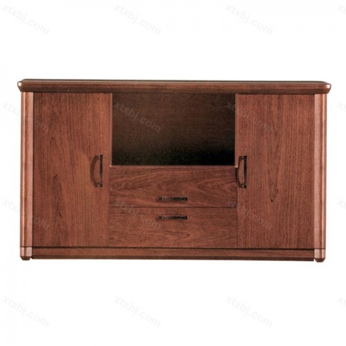 实木矮柜储物柜现代茶水柜 05