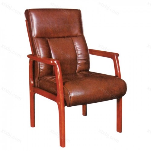 带扶手实木椅会议椅07