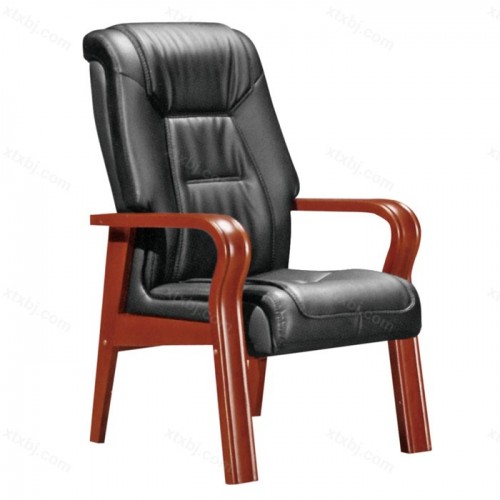 会议椅子实木老板椅真皮10