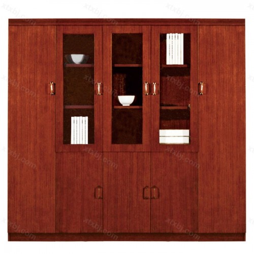 现代办公实木文件柜办公书柜15