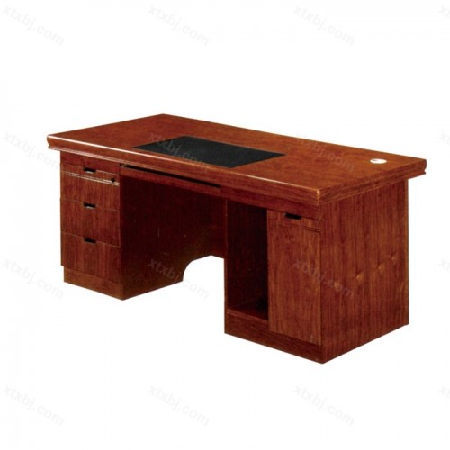 实木油漆老板桌单人办公桌电脑桌01