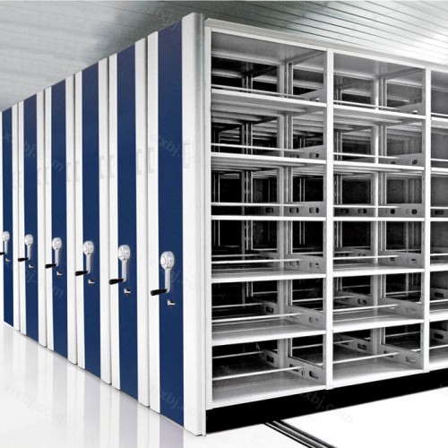 现代简易通透式密集柜32