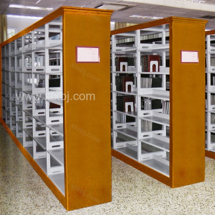 现代钢制书架单面双面书架转印书架02