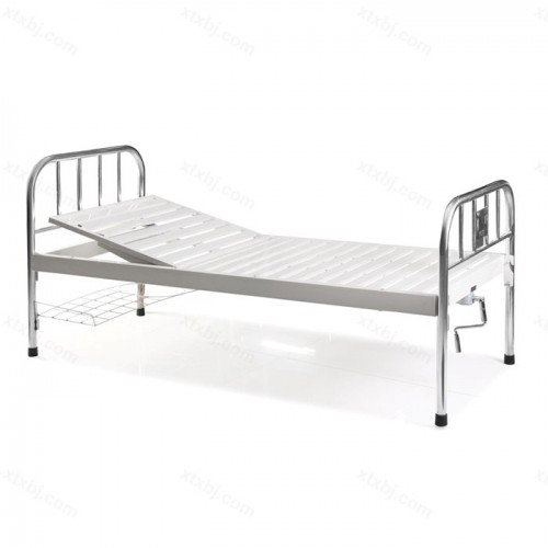 医用病床不锈钢床头升降单摇06