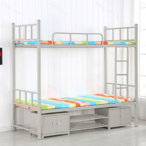 加厚型双层学生高低床上下铺铁床01
