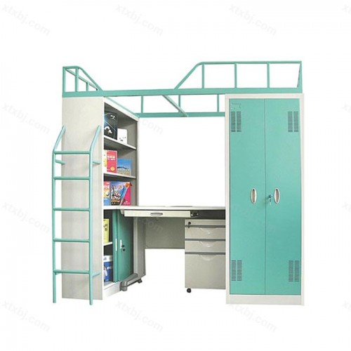 多功能组合床上床下桌员工宿舍床公寓床07