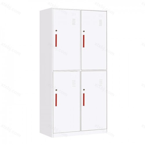 四门带锁更衣柜简约02