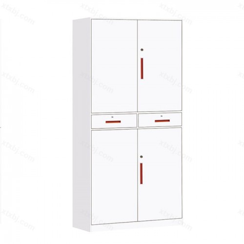 中二屉铁门柜06