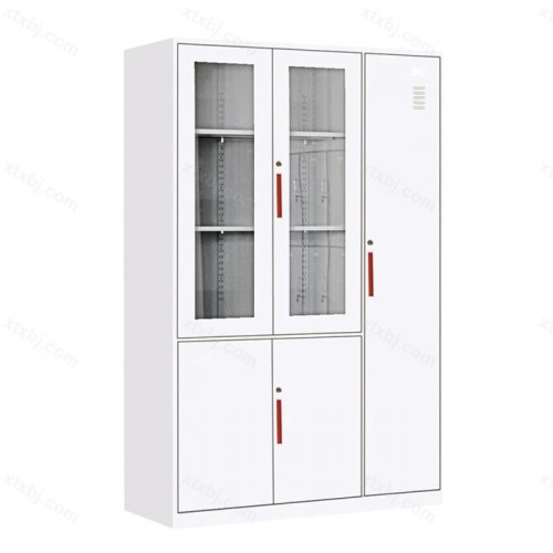 平开书柜带更衣柜09