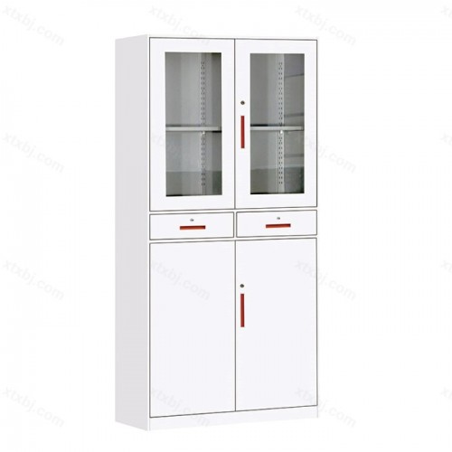 中二屉玻璃门柜11