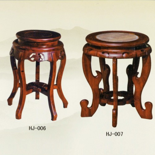 明清古典中式餐椅實木凳圓凳HJ-006