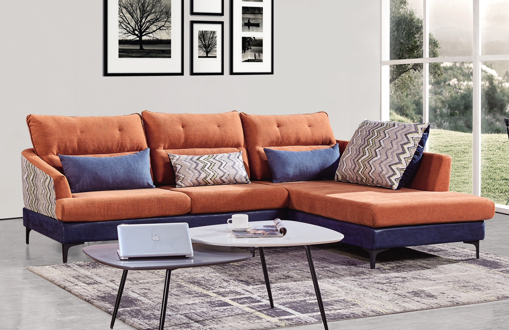 【香河新款沙发】香河森缘新款布艺休闲沙发如何清洗 香河家具城哪个