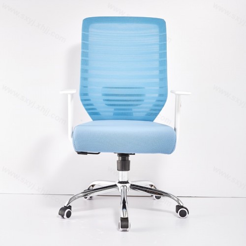 高档办公职员电脑转椅透气网布椅中靠背职员椅YJ-B313-2