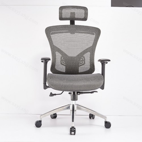 现代升降转椅老板经理主管椅网布可躺护腰椅YJ-A11701