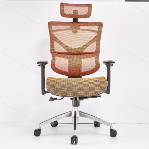 时尚简约电脑椅办公椅升降透气老板转椅YJ-A11702