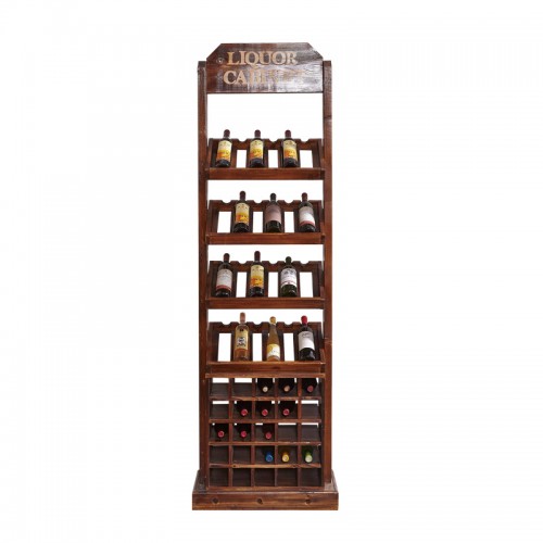 红酒展示架葡萄酒架红酒立柜小款酒JG-7红酒立柜