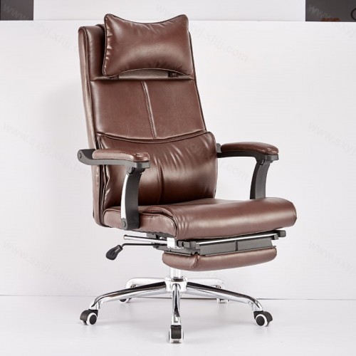 老板椅高背办公椅带枕可躺午休椅搁脚沙发椅YJ-A285