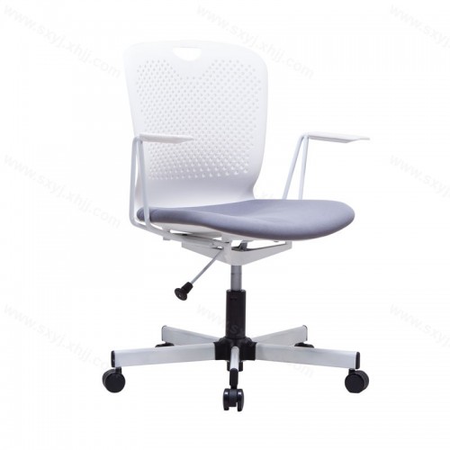 升降电脑椅会议椅848白色
