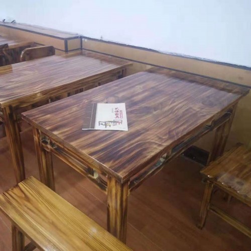 实木简约现代长方形餐桌28