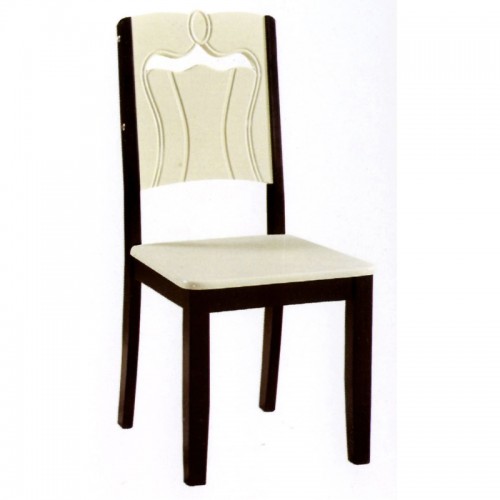 现代简约中式胡桃木餐桌椅高背餐椅   012