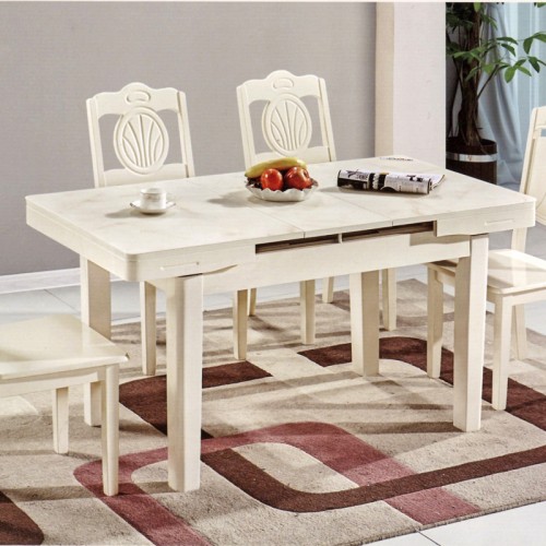 实木餐桌椅组合现代简约伸缩折叠餐桌    626-3