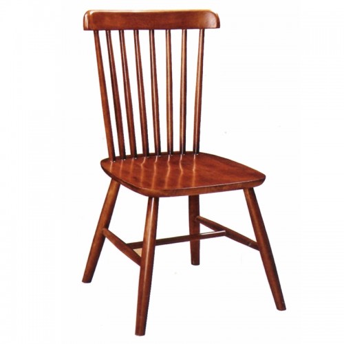 实木餐椅复古现代简约靠背椅  温莎