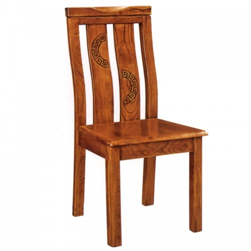 家用现代中式椅古典雕花靠背椅子   C-链条