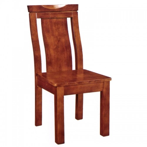 简约现代中式实木餐桌椅靠背椅      大板