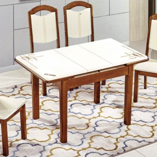 北欧简约餐桌餐椅组合多功能伸缩餐桌   301-1