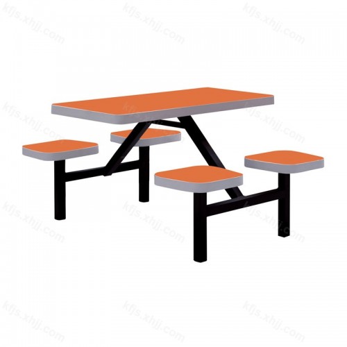 快餐厅餐桌椅食堂餐桌椅连体餐桌椅组合    CZY-08