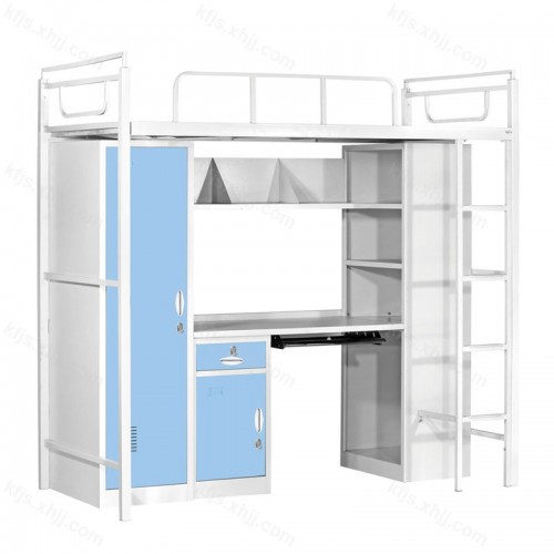 大学生公寓床多功能床上床下电脑桌书柜衣柜组合    GYC-11