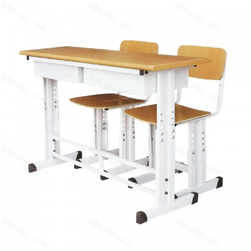 双人学生课桌椅培训班课桌椅组合   KZY-13