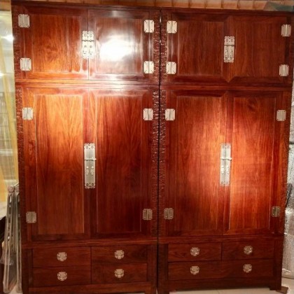 仙艺堂新中式红木家具衣柜