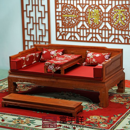 刺绣中国风罗汉床垫套FYX-C015