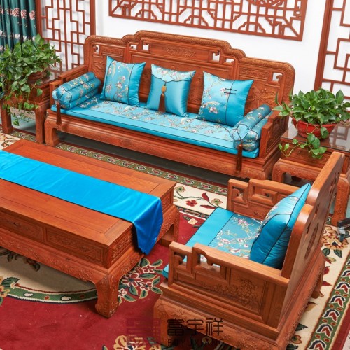 中式抱枕刺绣沙发垫坐垫靠垫FYX-C022