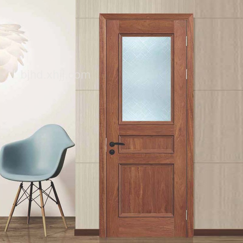 美式磨砂玻璃木门bp45p-04ba