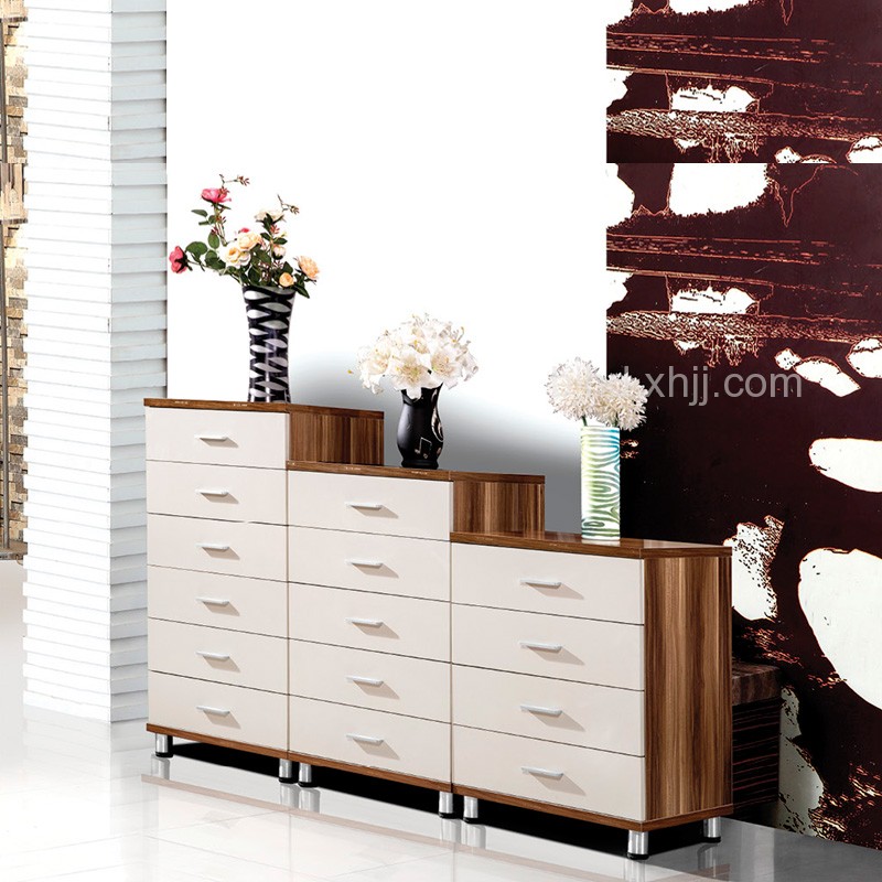 荔木套荷花白客厅斗柜抽屉柜hm-05m4