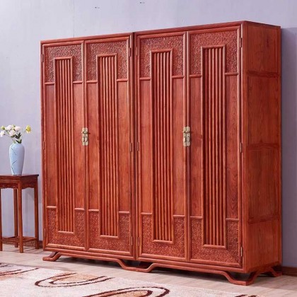 新中式红木衣柜