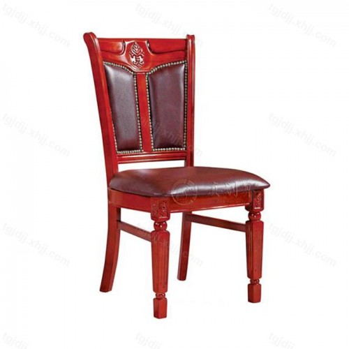欧式实木椅子软包椅17