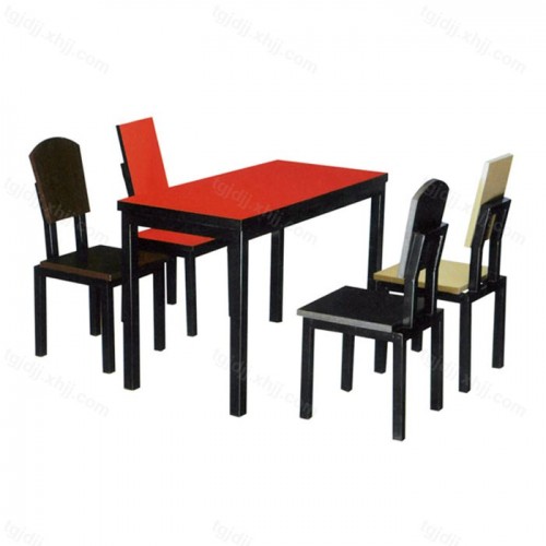 餐厅桌餐椅子小吃店餐桌椅组合04