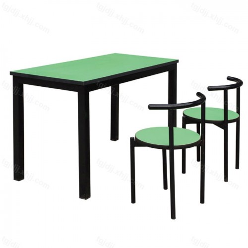 学生公司餐厅餐桌椅09