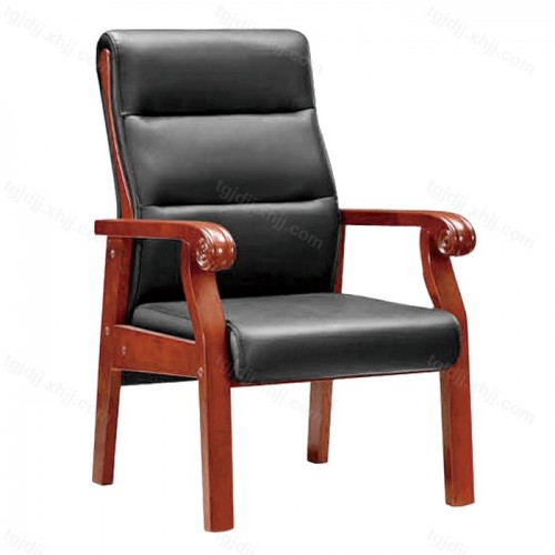 皮质开会椅休闲椅职员椅子18