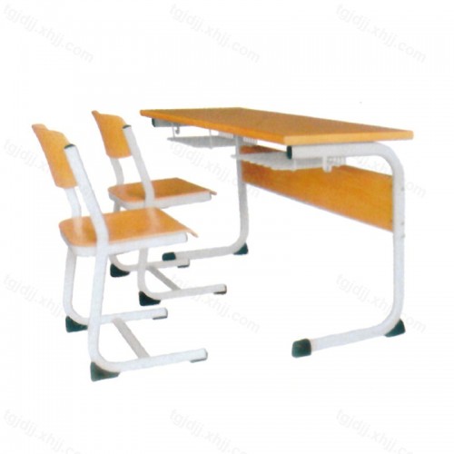 简易双人位课桌椅13