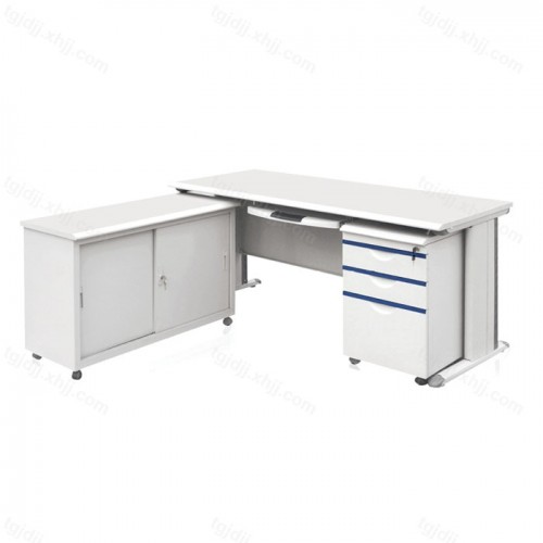钢制办公桌L型电脑桌17