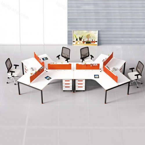 组合办公家具多人位电脑屏风卡座员工桌椅组合13