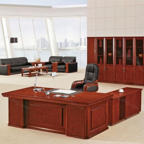 办公桌 实木大班台 老板桌35