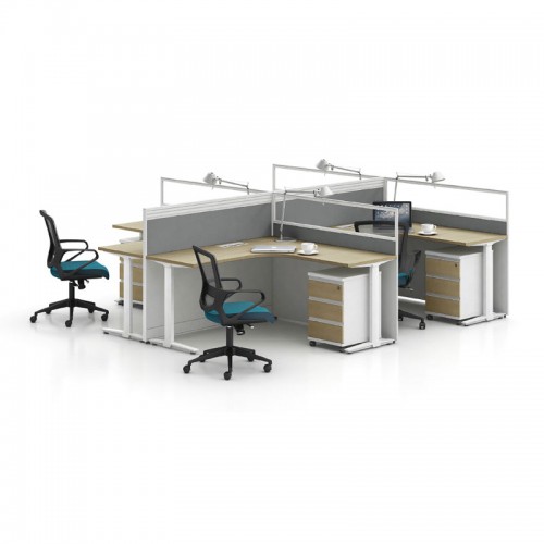办公桌椅组合职员桌电脑桌J-RFY24B4