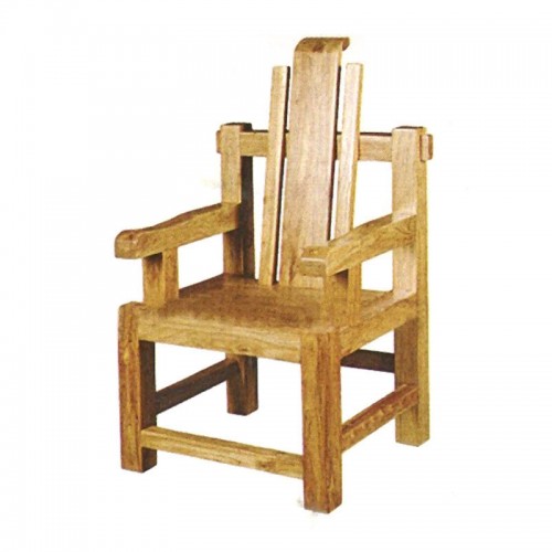 仿古现代简约实木餐椅01