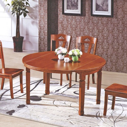 中式实木圆桌餐桌椅57